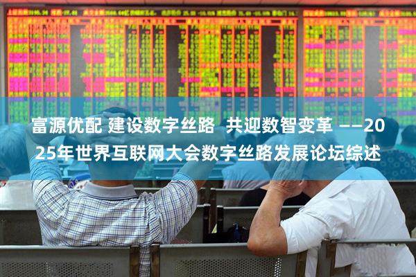 富源优配 建设数字丝路  共迎数智变革 ——2025年世界互联网大会数字丝路发展论坛综述