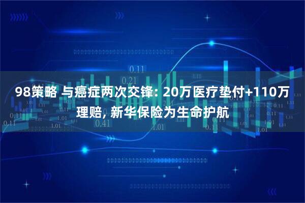 98策略 与癌症两次交锋: 20万医疗垫付+110万理赔, 新华保险为生命护航