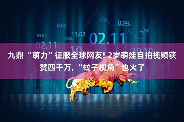 九鼎 “萌力”征服全球网友! 2岁萌娃自拍视频获赞四千万, “蚊子视角”也火了